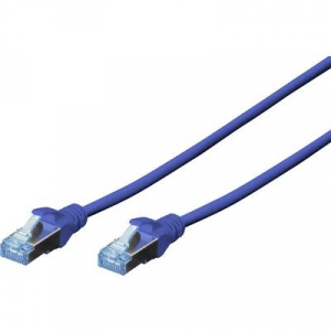 RJ45 H&aacute;l&oacute;zat csatlakoz&oacute;k&aacute;bel CAT 5e SF/UTP 1x RJ45 dug&oacute; - 1x RJ45 dug&oacute; 5 m K&eacute;k UL minős&iacute;tett