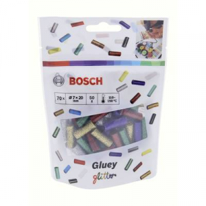 Bosch Accessories Gluey Ragasztópisztoly rúd 7 mm 20 mm Csillámeffekt 70 db