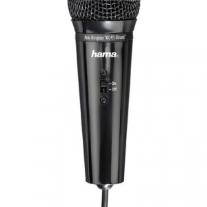Számítógépes mikrofon Hama MIC-935 Allround Fekete Vezetékes Állvánnyal