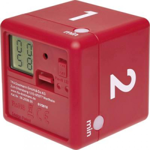 TFA Dostmann Timer Cube Időzítő Piros digitális