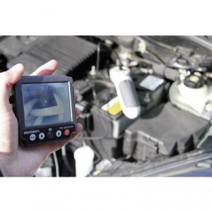Kézi endoszkóp, levehető, vezeték nélküli LCD kijelzővel, SD kártya foglalattal, O 8 mm VOLTCRAFT BS-300XRSD