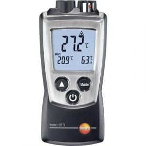 Testo 810 Infra hőmérő, távhőmérő és levegő, gáz hőmérő egyben 6:1 optikával -30-tól +300 °C-ig Testo 0560 0810