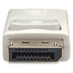 DisplayPort k&aacute;bel [1x mini DisplayPort dug&oacute; - 1x DisplayPort dug&oacute;] 2 m feh&eacute;r, Manhattan