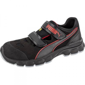 PUMA Safety Aviat Low ESD SRC 640891-43 ESD biztonsági cipő S1P Méret: 43 Fekete, Piros 1 pár