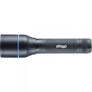 Walther Pro UV5 LED, UV LED Kézilámpa Tokkal, Csuklópánt Akkuról üzemeltetett, Elemekről üzemeltetett 3.5 óra 140 g