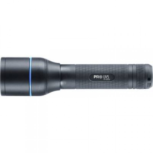 Walther Pro UV5 LED, UV LED Kézilámpa Tokkal, Csuklópánt Akkuról üzemeltetett, Elemekről üzemeltetett 3.5 óra 140 g