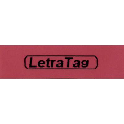 DYMO feliratozószalag LetraTag, 12mm, mars-piros/fekete, polieszter, S0721680