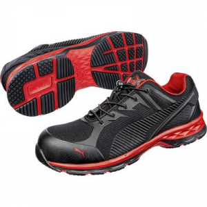 PUMA Safety FUSE MOTION 2.0 RED LOW 643890-42 ESD biztonsági cipő S1P Méret: 42 Fekete, Piros 1 pár