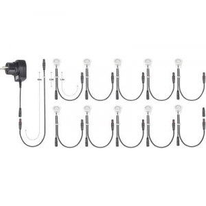 Brilliant Cosa 30 G03093/82 LED-es beépíthető lámpa 10 részes készlet 1.5 W Neutrális fehér Nemesacél