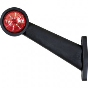 Szélességjelző pótkocsira, rögzítő karral, piros/fehér, 12/24 V, SecoRüt