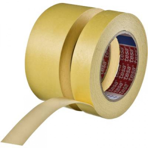 Tesa maszkolószalag, kaucsuk fedő, festőszalag 10 m x 19 mm sárga színű tesa tesakrepp® 4434