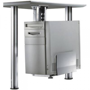 Asztal alá szerelhető számítógépház tartó, max. 30 kg, NewStar CPU D200BLACK