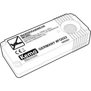Ultrahangos nyestriasztó és menyétriasztó, elemes, 55 m2, Kemo FG022