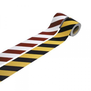 Ipari figyelmeztető jelölés 3M 13058 13058L10 Sárga (fényvisszaverő), Fekete 25 m (H x Sz) 25 m x 100 mm