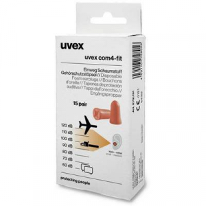 Uvex 2112131 com4-fit Hallásvédő füldugó 33 dB eldobható 15 pár