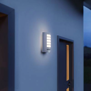 Mozgásérzékelős kültéri fali lámpa, 230 V/60 W, alu, Steinel L 12 657918
