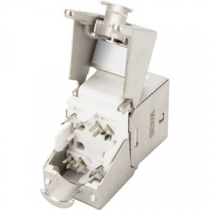 RJ45 be&eacute;p&iacute;thető modul Keystone CAT 6A Digitus Professional DN-93617