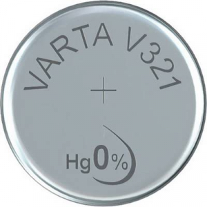 321 gombelem, ezüstoxid, 1,55V, 13 mAh, Varta SR616SW, SR65, SR616, V321, D321, 611, DA, 280-73, SB-AF, SB-DF