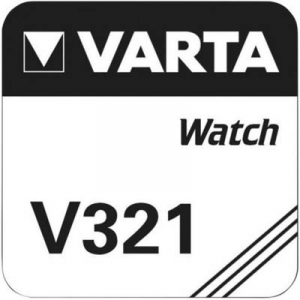 321 gombelem, ezüstoxid, 1,55V, 13 mAh, Varta SR616SW, SR65, SR616, V321, D321, 611, DA, 280-73, SB-AF, SB-DF