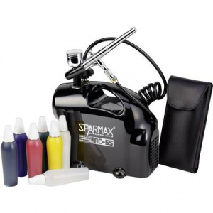 Kezdő festékszóró készlet Kompresszorral Sparmax SK-55 Double Action