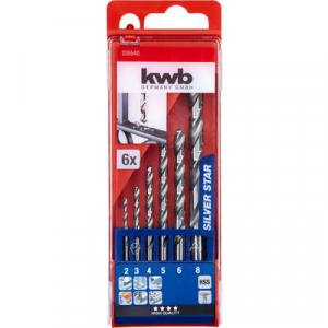 kwb 205540 F&eacute;m spir&aacute;lf&uacute;r&oacute; k&eacute;szlet 6 r&eacute;szes 1 db