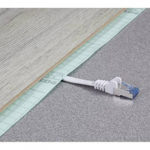 RJ45 Patch kábel, hálózati LAN kábel, hajlékony, tűzálló CAT 6A S/FTP 3 m szürke, Renkforce