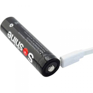 Soshine 18650USB-3.7-3000 Speciális akku 18650 Lítiumion 3.6 V 3000 mAh