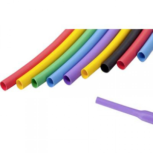 Hongshang H-2(3X) Box 4.80 - 1.60 Zsugorcső ragaszt&oacute; n&eacute;lk&uuml;l Fekete 4.80 mm Zsugorod&aacute;si ar&aacute;ny:3:1 7 m