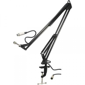 Asztali d&ouml;nthető karos st&uacute;di&oacute; mikrofon&aacute;llv&aacute;ny Renkforce 303288