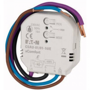 CSAU-01/01-16IE Eaton xComfort Kapcsoló működtető Kapcsolási teljesítmény (max.) 3680 W