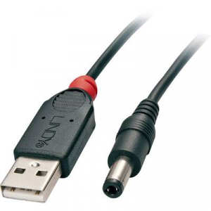 LINDY USB 2.0 Csatlakozókábel 1.50 m Fekete