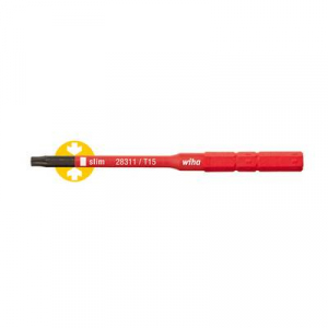 VDE TORX Cserélhető penge Wiha SoftFinish electric T 20 75 mm Alkalmas Wiha Torque