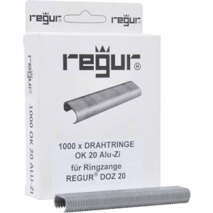 Regur OK 20 huzalgyűrű alumínium-cink 1000 db Regur 60715 Méret (H x Sz x Ma) 10 x 90 x 23 mm