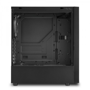 Sharkoon RGB Slider táp nélküli ablakos ház fekete (4044951029846)