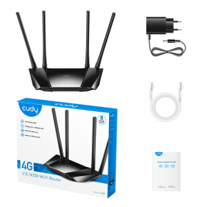 Cudy 300Mbps Wireless N 4G LTE router (LT400)