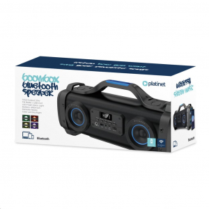 Platinet Boombox Bluetooth hangszóró fekete (PMG78B)