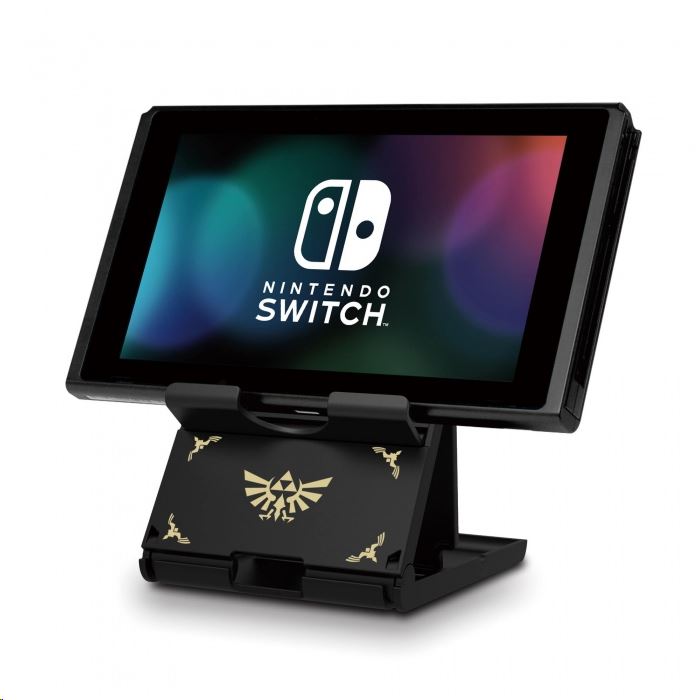 Hori Nintendo Switch Zelda asztali tartó fekete (NSP012)