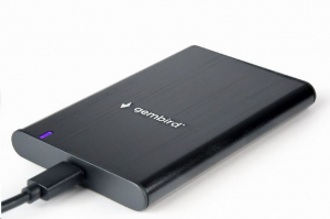 Gembird 2.5'' külső SATA merevlemez ház USB 3.1 Gen1 fekete (EE2-U3S-6)