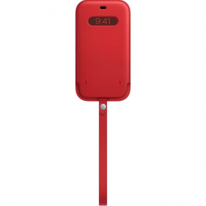 Apple MagSafe-rögzítésű bebújtatós iPhone 12 Pro Max bőrtok (PRODUCT)RED piros (mhyj3zm/a)