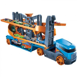 Mattel Hot Wheels: Kamion spirálemelővel játékszett (GNM62)