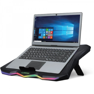 Rampage AD-RC8 SHOWY 15-17" Notebook hűtő fekete (33450)