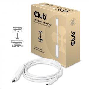 CLUB3D USB 3.1 Type C - HDMI 2.0 1.8m kábel (CAC-1514)