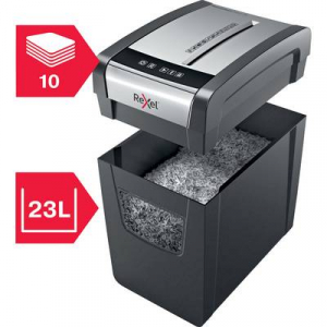 Rexel Momentum X410 Slim Iratmegsemmisítő Részecskevágás 4 x 28 mm 23 l Lapok száma (max.): 10 Biztonsági fokozat (iratmegsemmisítő) 4 Szintén megsemm