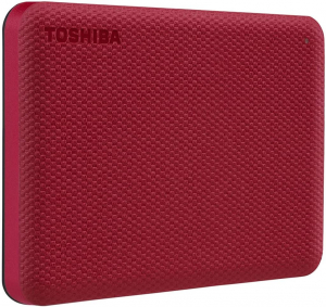 2TB Toshiba 2.5" Canvio Advance külső winchester piros (HDTCA20ER3AA)