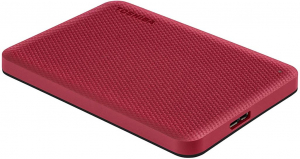 2TB Toshiba 2.5" Canvio Advance külső winchester piros (HDTCA20ER3AA)
