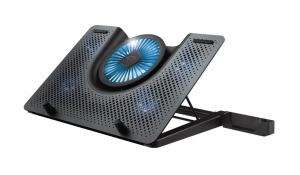 Trust GXT 1125 Quno 17.3" notebook hűtőpad fekete (23581)