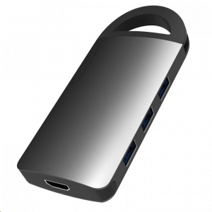 Umax U-Connect Type-C Multiport H7 univerzális notebook dokkoló szürke (UB307)