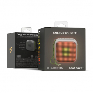 Energy Sistem Beat Box 2+ Lightcube Bluetooth hangszóró szürke (44672)
