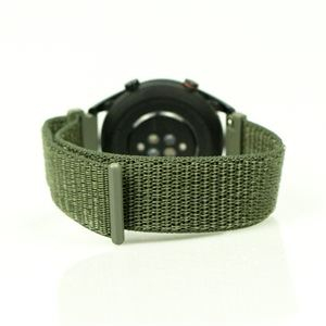 Mybandz tépőzáras szövet óraszíj 22mm, khaki (22SKU7635)