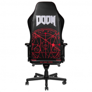 noblechairs HERO DOOM Edition gaming szék Fekete/Piros (NBL-HRO-PU-DET)